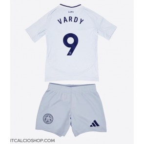 Leicester City Jamie Vardy #9 Terza Maglia Bambino 2024-25 Manica Corta (+ Pantaloni corti)